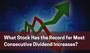 what stock has the record for most consecutive dividend increases