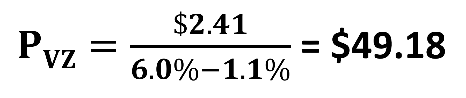 Dividend Growth Model